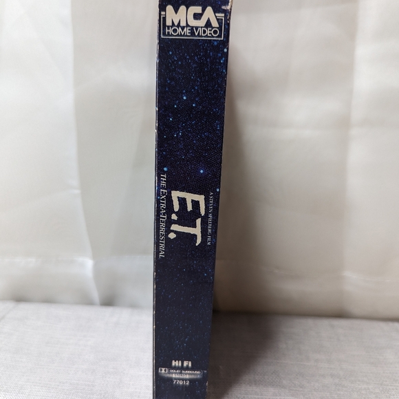 1982 ET The Extra-Terrestrial Rare Green VHS Video MCA USA Movie Slip Cover - Picture 5 of 7
